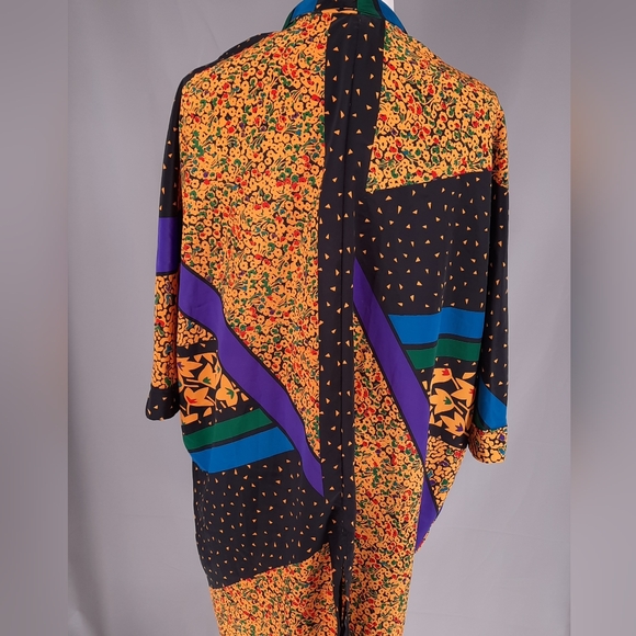 Kimono Aries Woman Size 20 Multicolor Boho - Picture 4 of 9